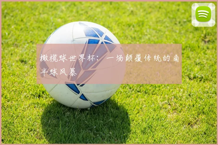 橄榄球世界杯:一场颠覆传统的南半球风暴